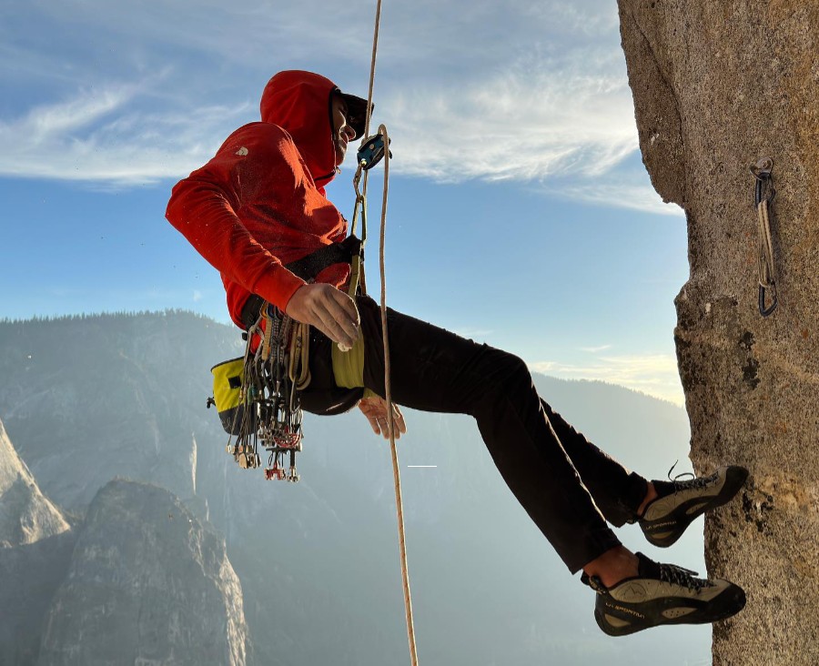 Alex Honnold en Heart Route, El Capitan. Foto: INST Alex Honnold
