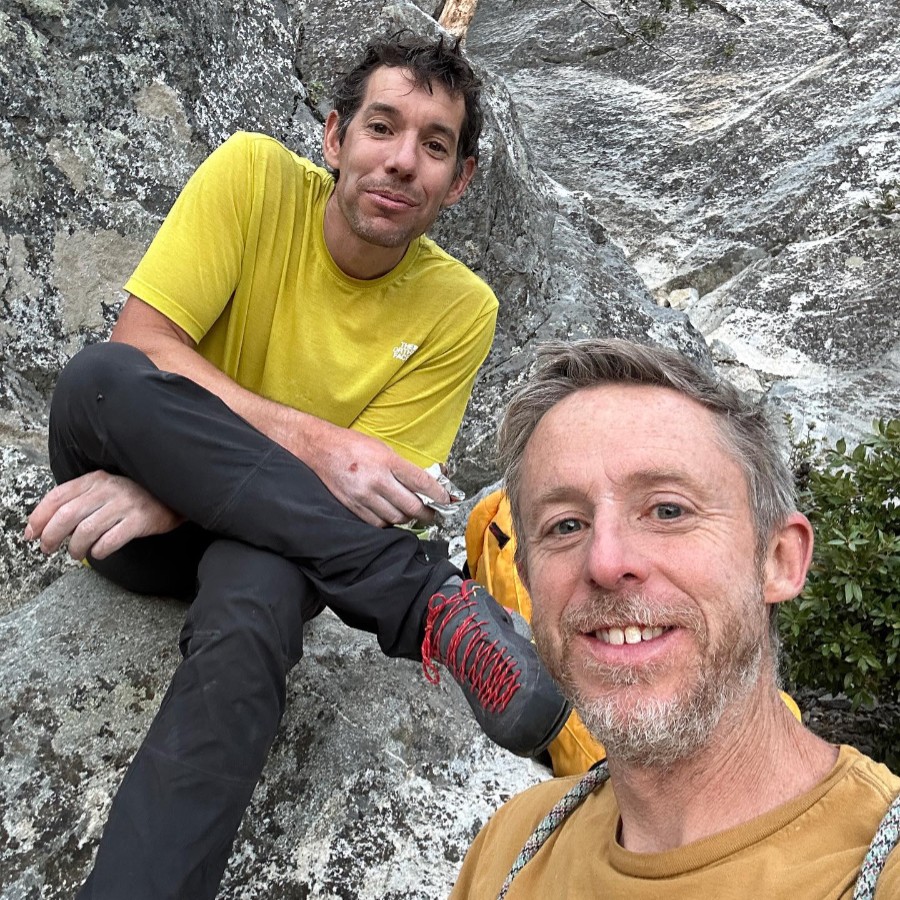 Alex Honnold y Tommy Caldwell en Heart Route, El Capitan. Foto: INST Alex Honnold