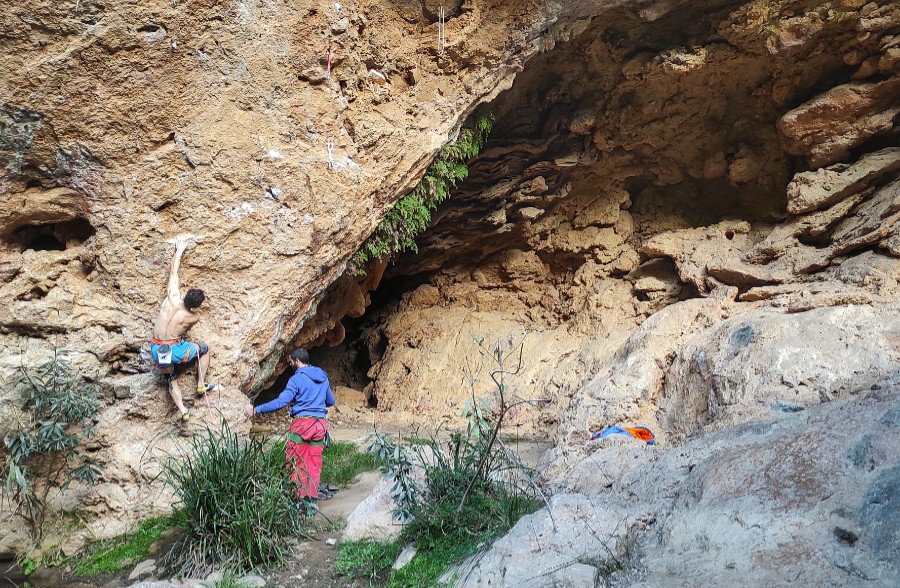 Ondra y Hippie. Foto: destinoclimbing
