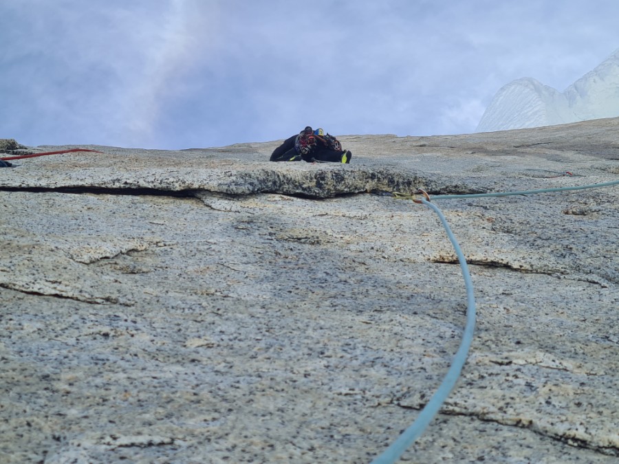 Toralles, Mulero, Martín, Filo Sureste Cerro Torre. Foto: Col. Marc Toralles
