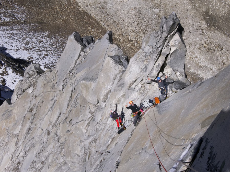 Petateando. Foto: Expedición Bhagirathi III