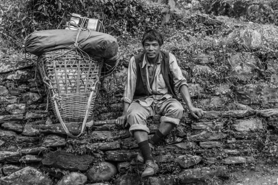 Porteador que nos acompañó durante el trekking. Foto: Javier Camacho