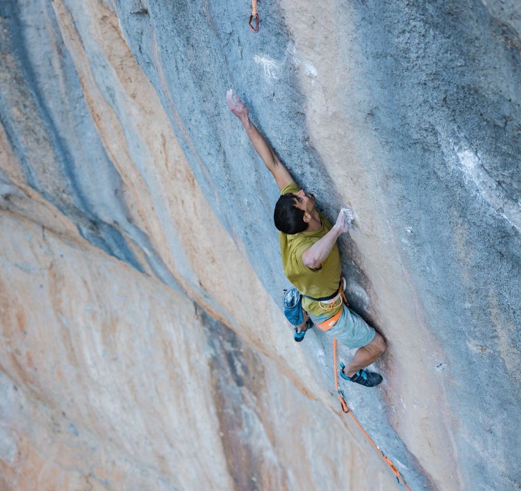 Jorge Díaz-Rullo, en Sleeping Lion, Siurana. Foto: @marcozanone