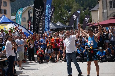 Luis Alberto Hernando, Campeón del Mundo de Ultratrail; vence en Chamonix por delante del francés François D'Haene