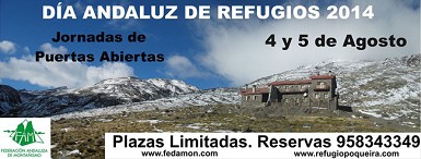 Día de los refugios de la Federación Andaluza; jornada de puertas abiertas en el Refugio Poqueira