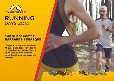 La Sportiva Running Days 2014 con Miguel Caballero en Barrabes Benasque