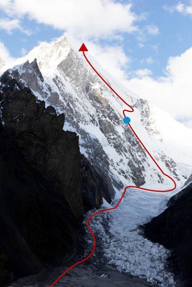 1ª cima en el Gasherbrum V (7,147m) para los coreanos  Seong Nakjong y An Chi Young