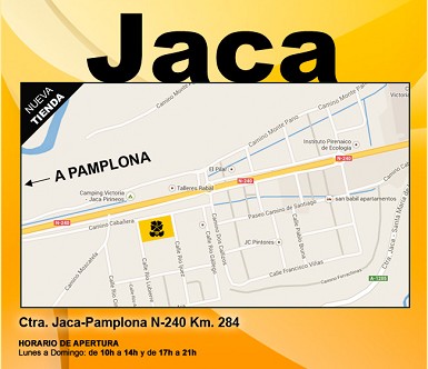 22 de diciembre; acabamos de inaugurar nuestra nueva tienda Barrabes Jaca