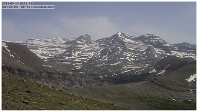Nueva webcam de Albergues y Refugios de Aragón; una ventana a la sur de Monte Perdido