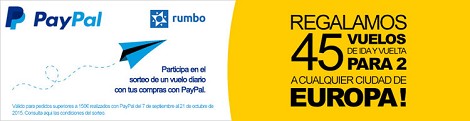Ganadores semanales del sorteo de vuelos; promoción Barrabes-Paypal-Rumbo