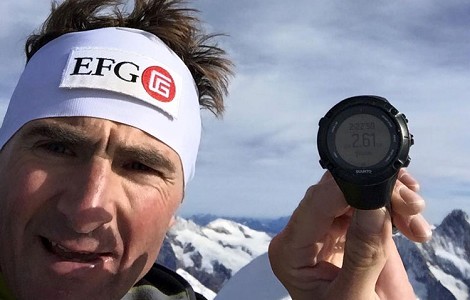 Ueli Steck, récord N Eiger: 2:22:50