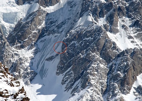 Nanga Parbat: los alpinistas, en el campo 2, 6.100m