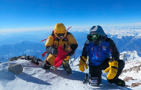 1ª cima invernal Nanga Parbat: fotos de cumbre