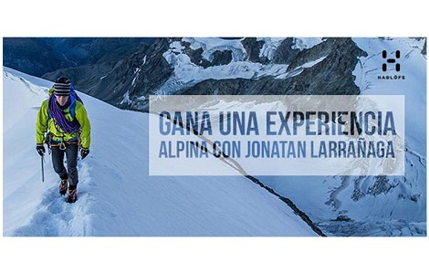 Ganador experiencia alpina Haglöfs con Jonatan Larrañaga