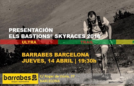 Trail Els Bastions. Presentación Barrabes Barcelona