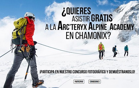 ¿Quieres asistir gratis a la Arc’teryx Alpine Academy en Chamonix?