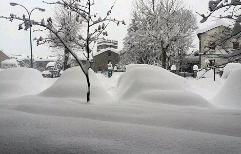 Benasque: 16-01-2017. Gran nevada en el valle