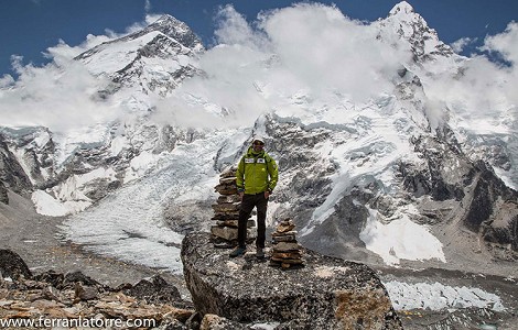 Ferran Latorre, campo 4 del Everest; mañana, ataque a cima