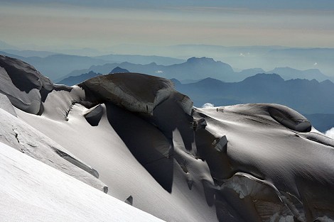 Mont Blanc, 4808m. 4 rutas hacia el techo de los Alpes. Guía de ascensiones