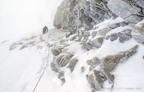 El viento frena el intento de Iñurrategi, Vallejo y Zabalza en los Gasherbrum