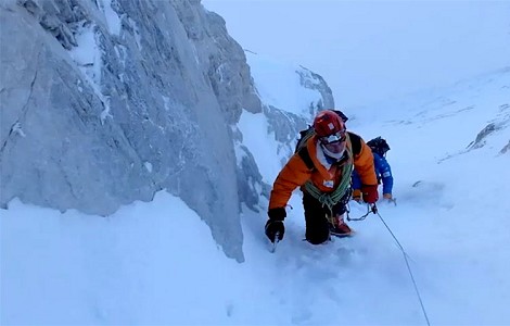 Video: Iñurrategi, Vallejo y Zabalza escalando en los Gasherbrum