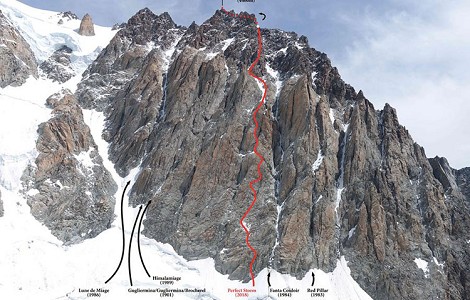 Perfect Storm, nueva vía en el Mont Blanc para Richardson y Rinn
