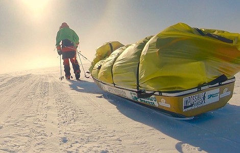 Colin O’Brady, 54 días, 1.500km: 1ª travesía integral de la Antártida sin apoyo externo