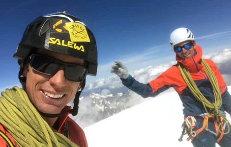 François Cazzanelli y Andreas Steindl. Integral de Peuterey al Mont Blanc en menos de 16 horas ascenso-descenso