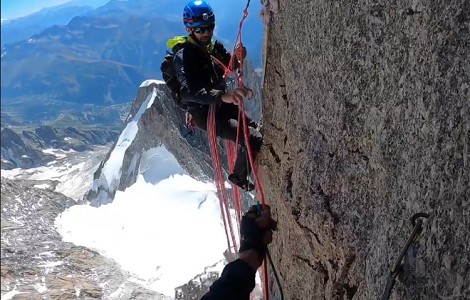 Video: Filip Babicz y Denis Trento, Pilar Central del Freney al Mont Blanc en 22 horas subida y bajada
