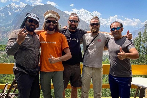 5.000 y 6.000 virgen para Felix Berg y su grupo en el valle de Shimshal, Karakorum