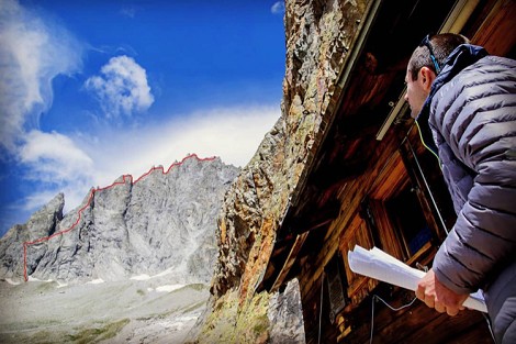 Filip Babicz escala la arista sur de la Aiguille Noir de Peuterey, Mont Blanc...en 1 hora y 30 minutos