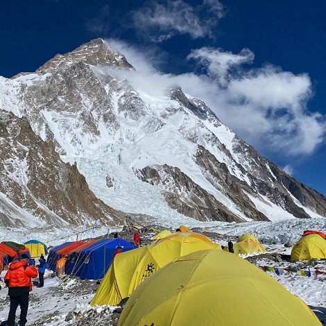 K2 invernal: alcanzados los 7.600m. Casi en la altitud máxima histórica