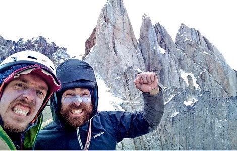 Patagonia: Sean Villanueva, nueva vía en la cara norte de El Mocho, 450m, 7a+