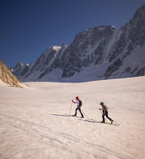 Chamonix-Zermatt con esquís: 1ª femenina non-stop para Valentine Fabre y Hillary Gerardi