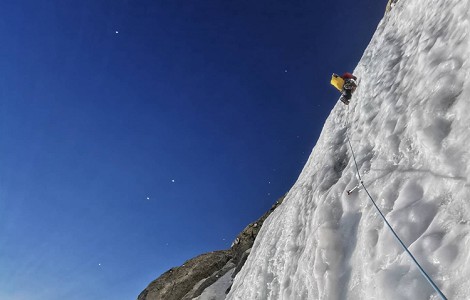 Cascata Major: nueva vía en hielo en la cara este del Mont Blanc