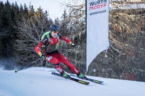 Oriol Cardona, oro en la prueba de sprint de Copa del Mundo de esquí de montaña