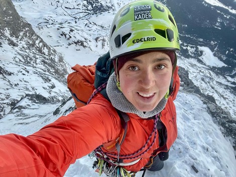 Laura Tiefenthaler, 2º solo femenino a la norte del Eiger