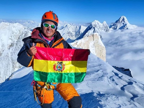 Hugo Ayaviri, a por la dupla Everest-Lhotse sin O2 suplementario