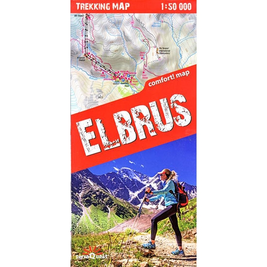  ed. terraquest Elbrus 1:50.000 plastificado