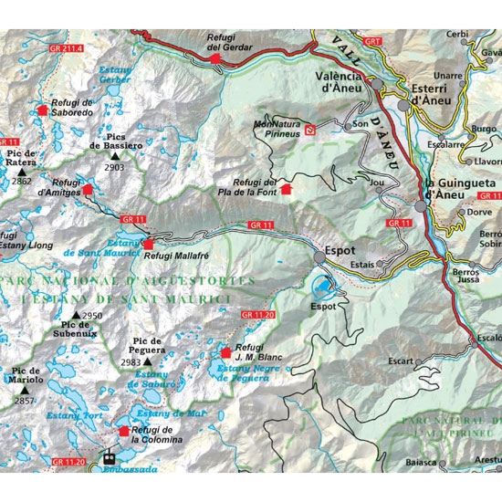 ed. alpina  Aigu&#776;estortes y Sant Maurici 2mapas 1:25000