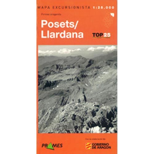  ed. prames Mapa Posets(Llardana) 1:25000