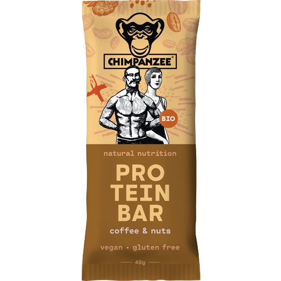 Barrita chimpanzee Protein Bar Café y nueces 40 g