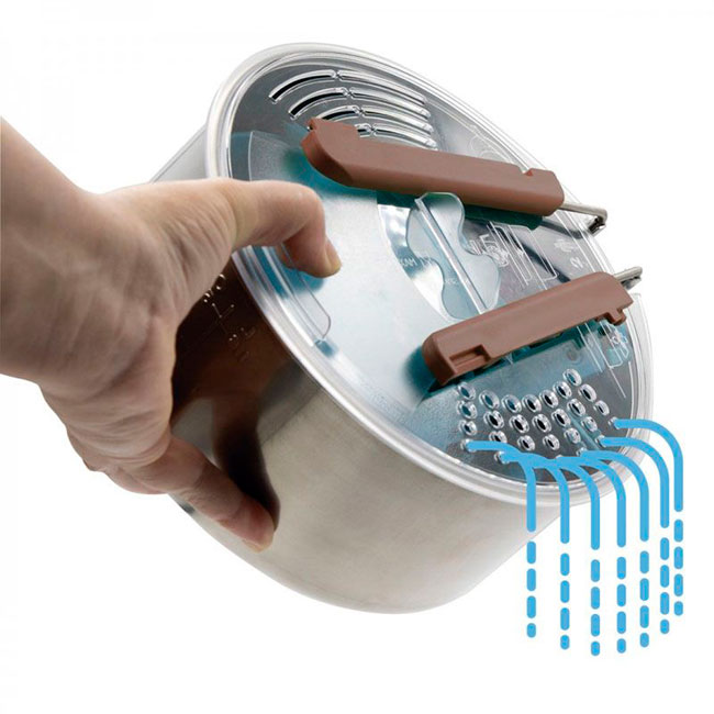 Laken Bateria Acero Inox 16 Cm Para 1 Persona