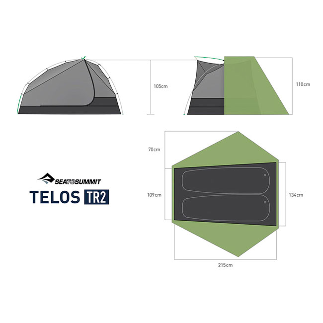  sea to summit Telos Tr2