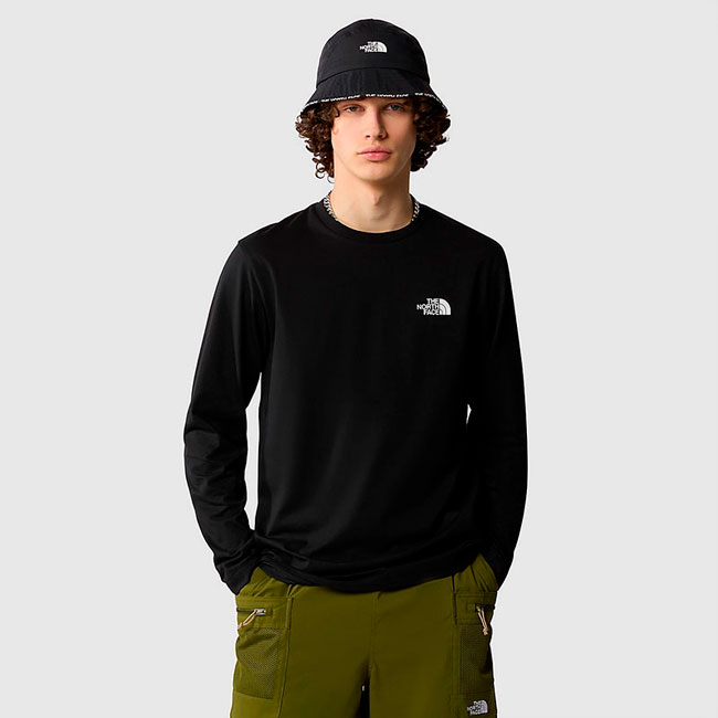 The North Face M L/s Simple Dome Tee Tnf Black