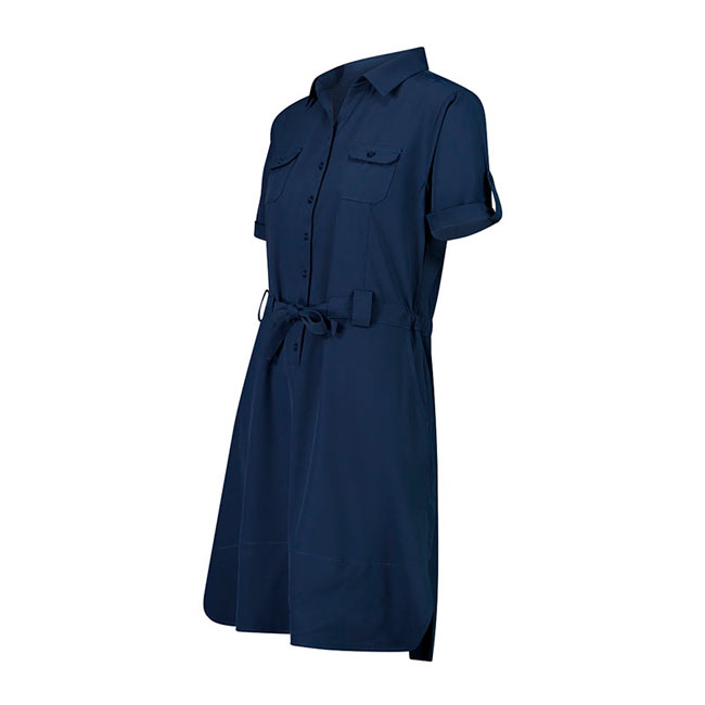  cmp Stretch Fabric Polo Neck Dress W
