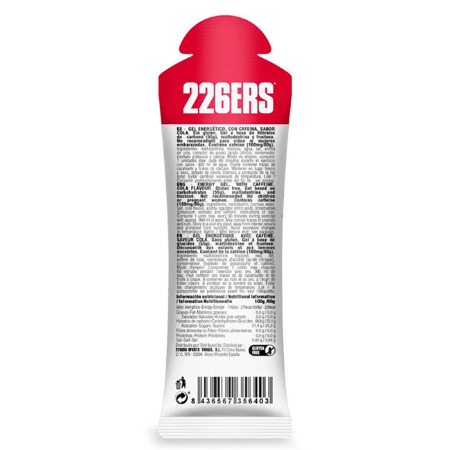  226ers High Fructose Gel 80 gr