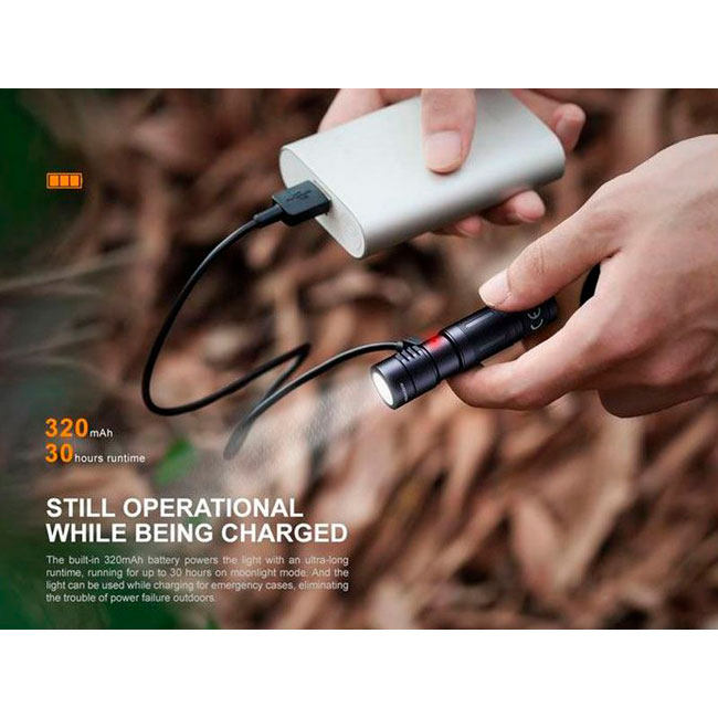  fenix Mini Linterna EDC E05R 400