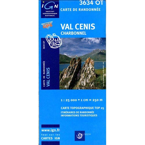  ed. ign france Mapa Val Cenis Charbonel