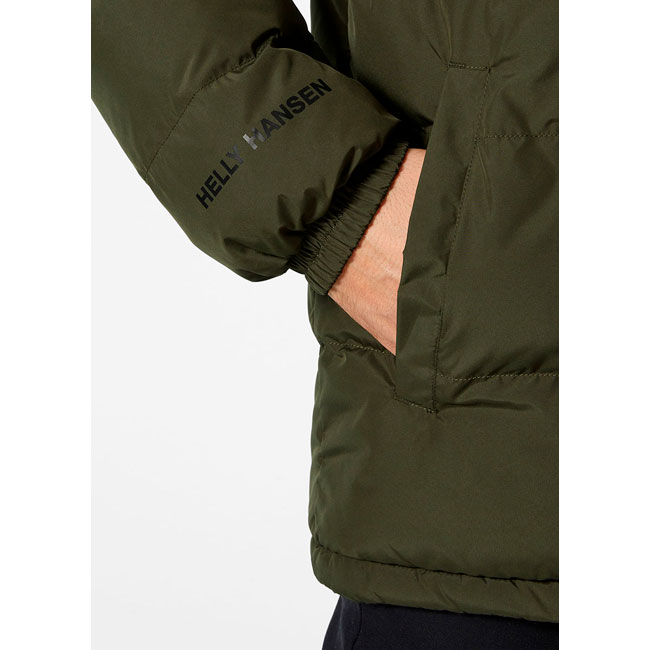 Helly Hansen Jacket Yu 23 Reversible Puffer Green Green Barrabes